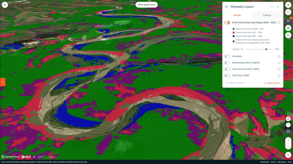 GLAD Forest Extent and Change