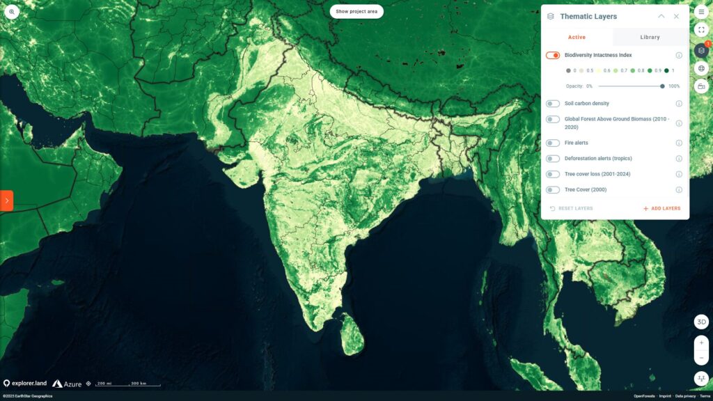 Biodiversity Intactness Index